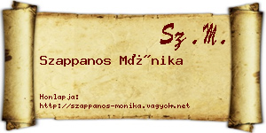 Szappanos Mónika névjegykártya